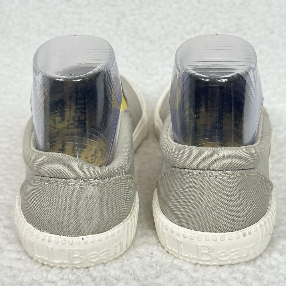 L.L.Bean ECO Woods Canvas Slip-On Shoes Gray Yellow Womens Size 6 Comfort Casual - Picture 3 of 9
